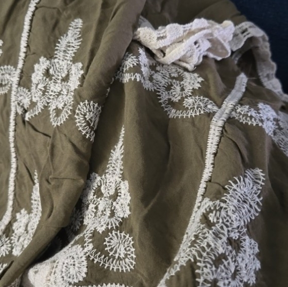 Ultra Pink Boho Embroidered Tank Top Sz XL - Picture 4 of 5